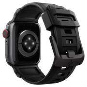 Akcesoria do smartwatchy - Spigen Pasek Rugged Band do Apple Watch 2 / 3 / 4 / 5 / 6 / SE (38 / 40mm) Matte Black - miniaturka - grafika 1