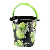 Inne artykuły do sprzątania - Wiadro 10l IML limonkowy jasnozielony - miniaturka - grafika 1