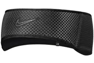 Ozdoby do włosów - Nike Running Men Headband N1001605-082, Mężczyzna, Opaska na głowę, Czarny - miniaturka - grafika 1