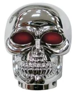 Akcesoria motoryzacyjne - Gałka Biegów Tuning Chrom Czaszka Czacha Skull - miniaturka - grafika 1