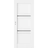 Drzwi wewnętrzne - Skrzydło drzwiowe Dalia biały pełne 90 P - miniaturka - grafika 1