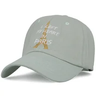 Czapki i chusty sportowe męskie - Czapka Damska Zielona Paris Z Regulowanym Zapięciem - miniaturka - grafika 1