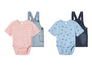 lupilu® Komplet niemowlęcy z bawełną organiczną (body + sukienka) - Komplety dla niemowląt - miniaturka - grafika 1