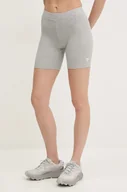 Spodnie sportowe damskie - Guess szorty CROCUS damskie kolor szary gładkie medium waist V5GD12 KCRS2 - miniaturka - grafika 1