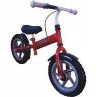 Rowerki biegowe - Rowerek biegowy 12" czerwony pompowane koła - miniaturka - grafika 1