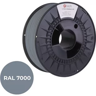 Filament do drukarki 3D C-TECH PREMIUM LINE, PLA, RAL7000, 1,75mm, 1kg, Squirrel grey - Filamenty i akcesoria do drukarek 3D - miniaturka - grafika 1
