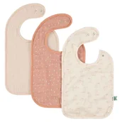 Śliniaki i fartuszki - Zestaw śliniaków 3-pack Rosy Rabbit Trixie Baby - miniaturka - grafika 1