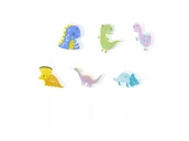 Urodziny dziecka - Świeczki pikery Dinozaury - 6 szt. - miniaturka - grafika 1