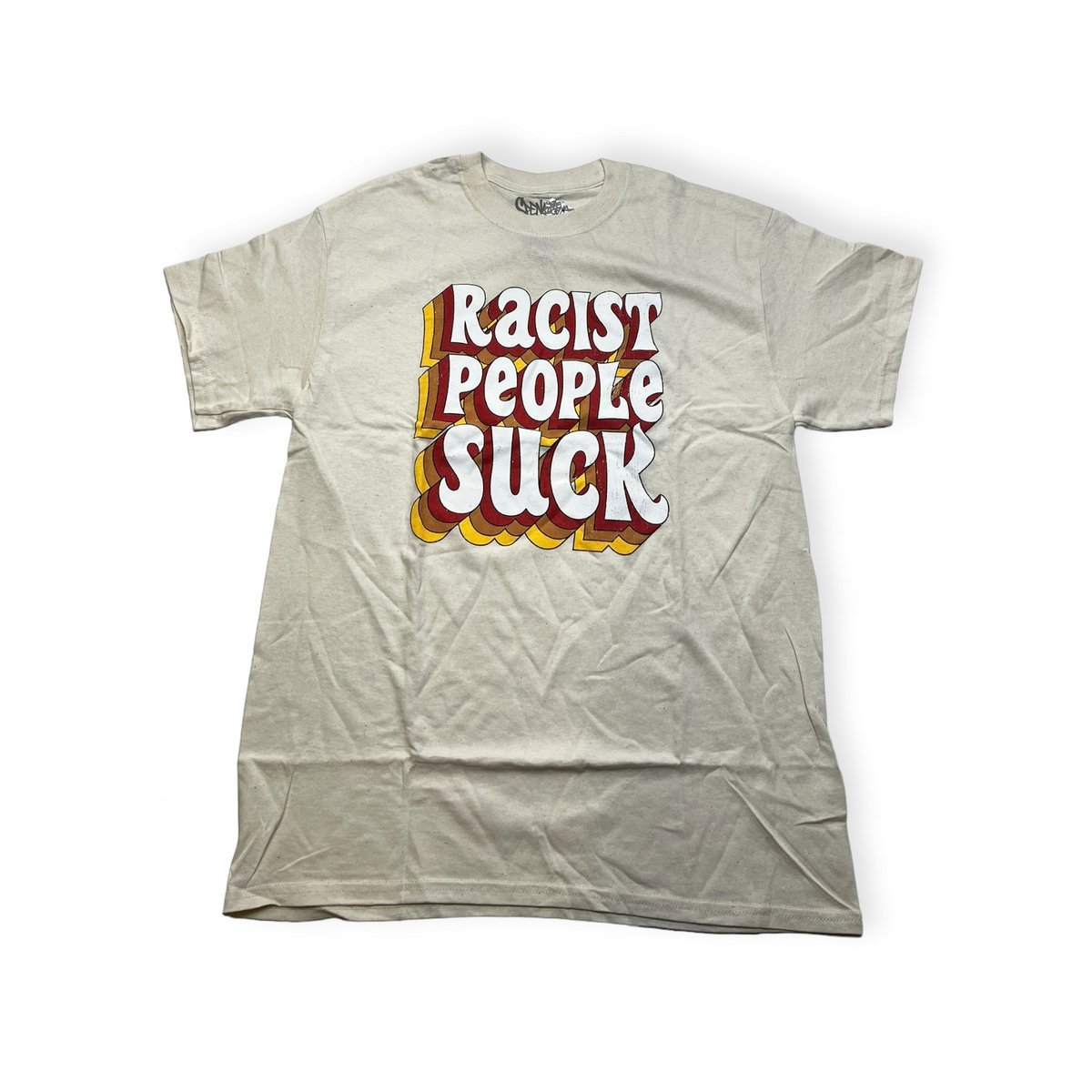 Koszulka T-shirt męski okrągły dekolt SPENCER'S nadruk L