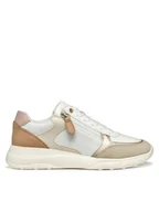 Sneakersy damskie - Geox Sneakersy D36LPB 0BC22 C1RH6 Beżowy - miniaturka - grafika 1