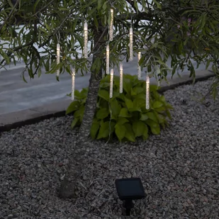 Łańcuch solarny LED Bubbly, 10-pkt., ciepła biel - Lampy ogrodowe - miniaturka - grafika 1