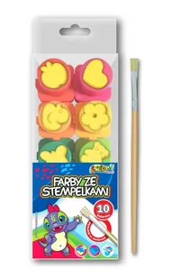 Penmate Farby ze stempelkami 20ml Kolori 10 kol PENMATE - Pozostałe akcesoria dla plastyków - miniaturka - grafika 1