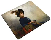 Podkładki pod mysz - Podkładka Kobieta z lornetką Anna Bilińska-Bohdanowiczowa 36x29cm - miniaturka - grafika 1