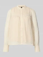 Bluzki damskie - Bluzka szyfonowa o kroju regular fit z fakturą dobby model ‘LEAH ANNIKA’ - miniaturka - grafika 1