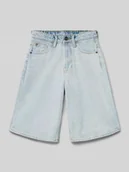 Spodnie i spodenki dla chłopców - Szorty o kroju straight fit z naszywką z logo model 'Jaysen' - miniaturka - grafika 1