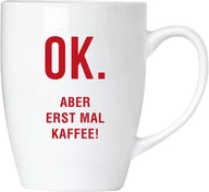Kubki - BRUBAKER - OK. Ale najpierw kawa. - Ceramiczny kubek do kawy - 300 ml - Kubek do kawy - miniaturka - grafika 1