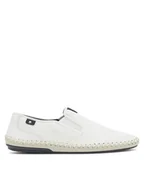 Półbuty męskie - Rieker Półbuty B4551-81 Biały - miniaturka - grafika 1