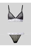Majtki damskie - Biustonosz trójkątny i stringi model LISA - Guess - miniaturka - grafika 1