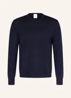 Swetry męskie - Calvin Klein Sweter Z Wełny Merino blau - miniaturka - grafika 1