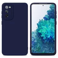 Etui i futerały do telefonów - Pokrowiec Etui Do Samsung Galaxy S20 FE w FLUID CIEMNONIEBIESKI TPU Silikonowe Obudowa Ochronny Case Cover Cadorabo - miniaturka - grafika 1