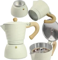 Zaparzacze i kawiarki - KAWIARKA ALUMINIOWA ZAPARZACZ WŁOSKI DO KAWY Herbaty 300ml NA 6 FILIŻANEK KAWY - miniaturka - grafika 1