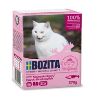 Mokra karma dla kotów - BOZITA Kawałeczki w galarecie 6 x 370 g Kraby morskie - miniaturka - grafika 1