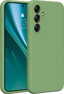 Etui i futerały do telefonów - Etteri Nakładka Etteri Silicone Case do Samsung Galaxy A55 5G jasnozielona - miniaturka - grafika 1