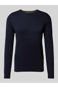 Sweter z dzianiny z okrągłym dekoltem - Tom Tailor - Swetry męskie - miniaturka - grafika 1