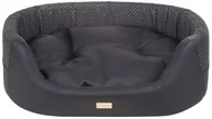 Legowiska dla psów - Ami Play Legowisko Psa Elipsa 2in1 Morgan M czarny - miniaturka - grafika 1