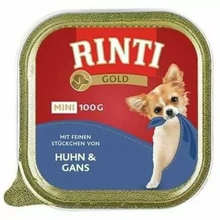 Rinti Gold Mini Kurczak i gęś 100g - Mokra karma dla psów - miniaturka - grafika 1