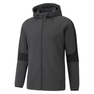 Bluzy sportowe damskie - Bluza z kapturem Puma Evostripe Core Fz, Mężczyźni - miniaturka - grafika 1