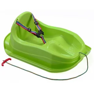 Marmat Sanki plastikowe Mini Bobek Zielony - Sanki i ślizgacze - miniaturka - grafika 1