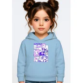 Bluzy dla dziewczynek - BLUZA DZIECIĘCA K-POPOWE ŁOWCZYNIE DEMONÓW HUNTRIX 110-116 Z KAPTUREM - miniaturka - grafika 1