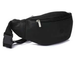 Krateczka, Saszetka skórzana męska, czarna, U23 - Nerki - miniaturka - grafika 1