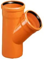 Odwodnienia, kanały i akcesoria - Magnaplast Trójnik 87° kanalizacji zewnętrznej KGFA 160/110mm 21330 - miniaturka - grafika 1