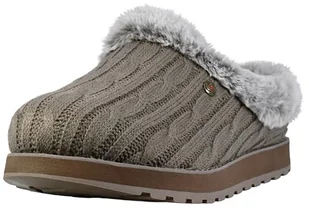 Skechers Damskie kapcie Keepsakes Lite - Cozy Blend, brązowy (taupe), 40 EU - Kapcie damskie - miniaturka - grafika 1