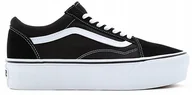 Trampki damskie - VANS OLD SKOOL STACKFORM CZARNE TRAMPKI NA PLATFORMIE 39 I1E - miniaturka - grafika 1