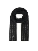 Apaszki i szaliki damskie - Guess Szalik AW5384 POL03 Czarny - miniaturka - grafika 1