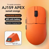 Myszki - Ajazz AJ159 APEX-3 Model-Orange-3950-8K Charging Dock bezprzewodowa AJM159-A-O - miniaturka - grafika 1