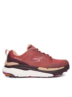 Buty trekkingowe damskie - Skechers Trekkingi Max Cushioning Elite Trail 2.0 129165/RUST Bordowy - miniaturka - grafika 1