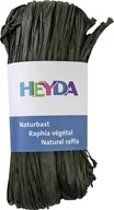 Scrapbooking - Heyda rafia naturalna 50 g, czarna - miniaturka - grafika 1