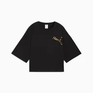 Koszulki sportowe męskie - Koszulka sportowa damska Puma męska Leo Luxe Oversized - miniaturka - grafika 1