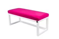 Ławki do przedpokoju - Emra Wood Design, Ławka na buty LPG-2, Biało-Różowy, 145 cm - miniaturka - grafika 1