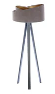Lampy stojące - MacoDesing Lampa podłogowa MACODESING Galaxy Terri 060p-014a, 60 W, szaro-złota - miniaturka - grafika 1