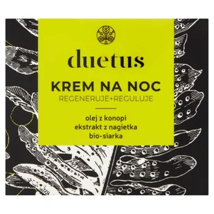 Duetus Krem do twarzy na noc 50 ml - Kremy do twarzy - miniaturka - grafika 1