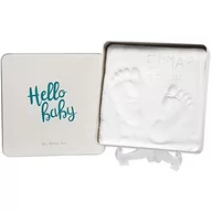 Wyposażenie pokoiku dziecięcego - Baby Art - Magic Box Square Essentials Elegant Gift Box with Plaster Cast for Baby Feet or Hands, Multi-Colour - miniaturka - grafika 1