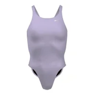 Stroje kąpielowe - Strój pływacki jednoczęściowy damski Nike Hydrastrong Solid Fastback - miniaturka - grafika 1