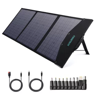 Choetech ładowarka solarna USB składana 120W DC, USB C, 2 x USB czarna (SC008) - Panele fotowoltaiczne - miniaturka - grafika 2
