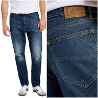 Spodnie męskie - Lee AUSTIN REGULAR TAPERED Midnight Blue klasyczne spodnie jeansowe W28 L32 - miniaturka - grafika 1