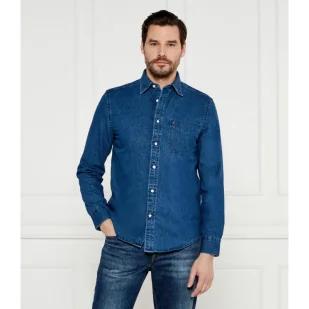 Tommy Hilfiger Jeansowa koszula Regular Fit - Koszule męskie - miniaturka - grafika 1